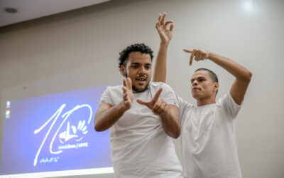 Dani Portela participa do aniversário de 10 anos do Curso de Letras Libras da UFPE