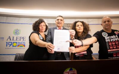 Em audiência pública sobre a privatização do metrô, Dani Portela cobra Raquel e apela Tarifa Zero a Lula