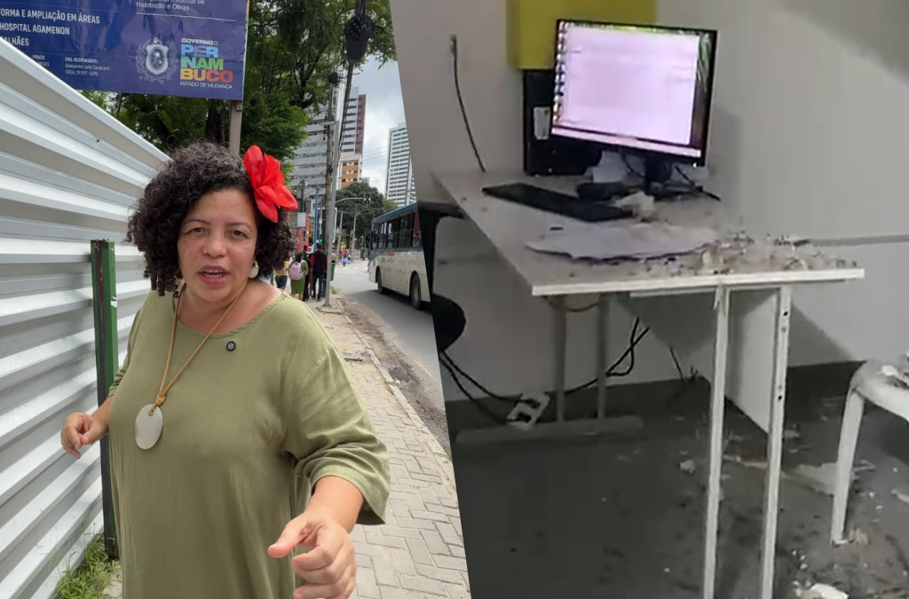 Dani Portela participa de fiscalização no Hospital Agamenon Magalhães